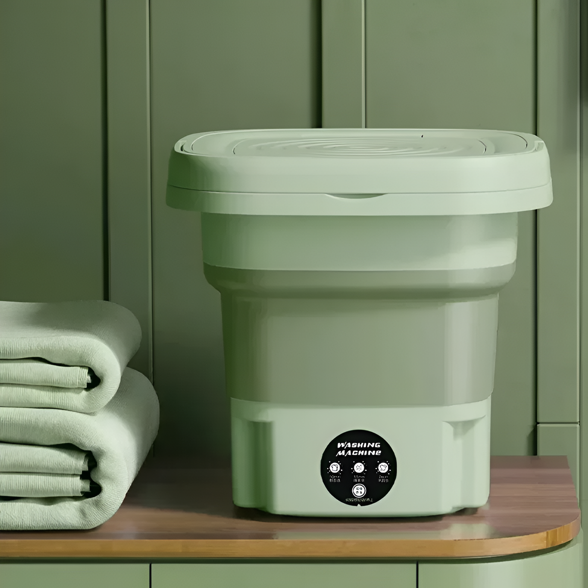 WhirlFresh Foldable Washing Machine